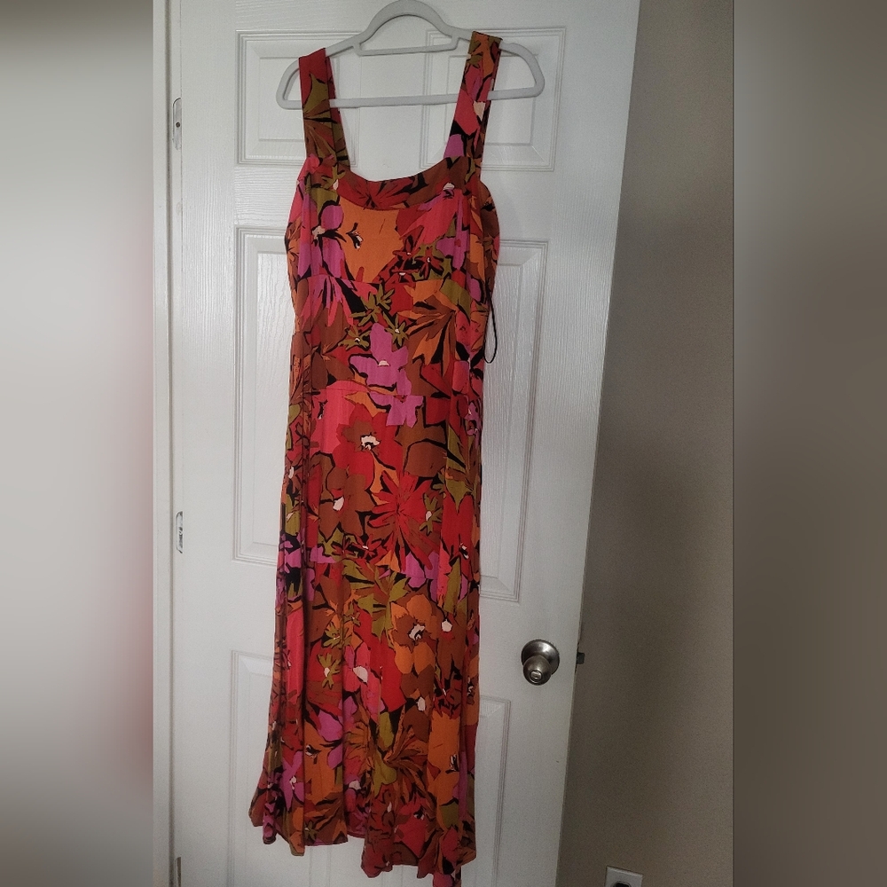 Vince Camuto Floral Sleeveless Maxi Dress
